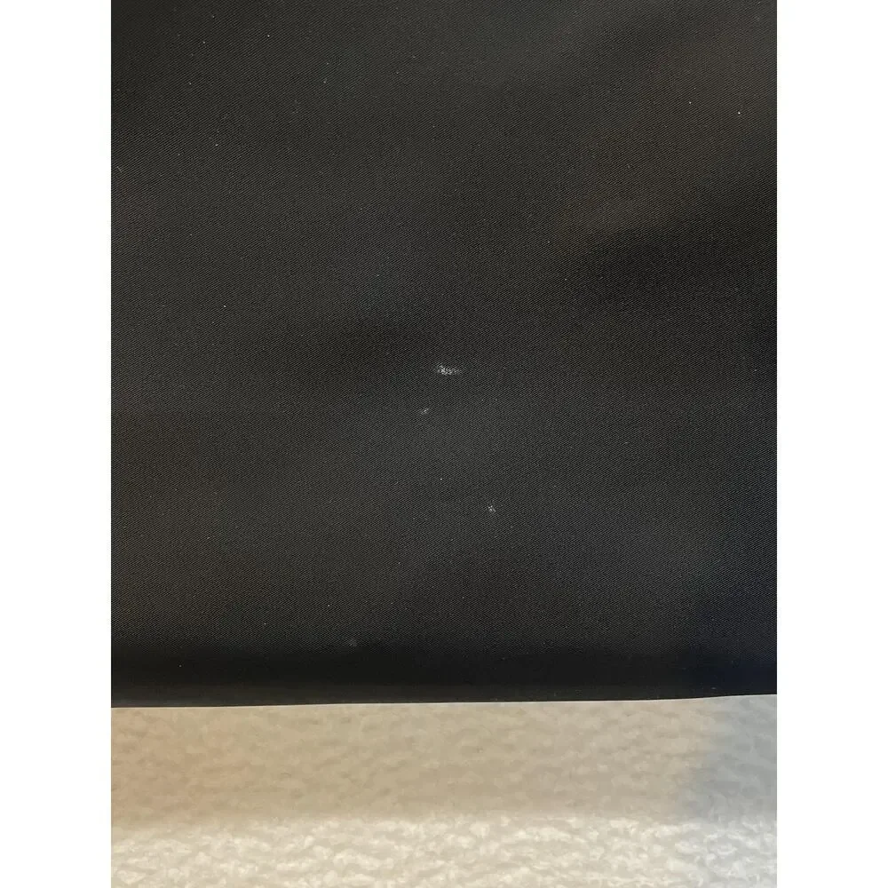 Kate Spade New York Laptop Tote Bag Womens Black Nylon Leather Trim Crossbody